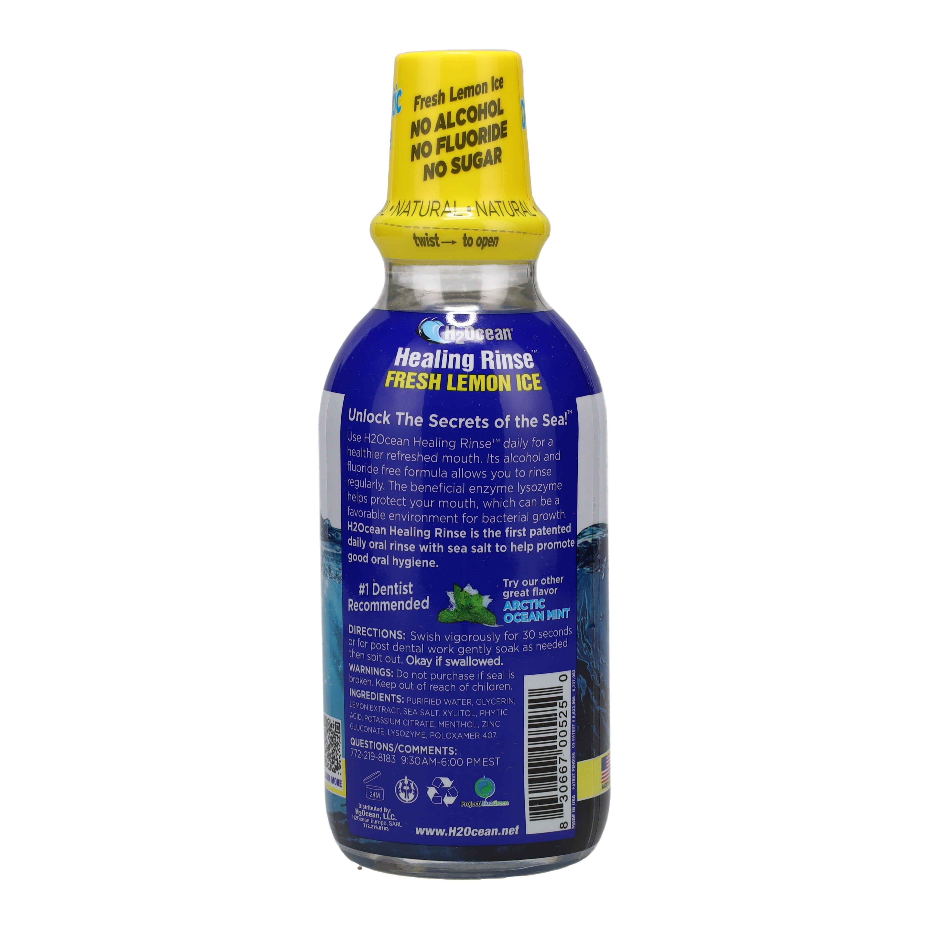 Rページ　100ml +20ml Healing Rinse Mouthwash – Fresh Lemon Ice | H2Ocean – H2Ocean Oral