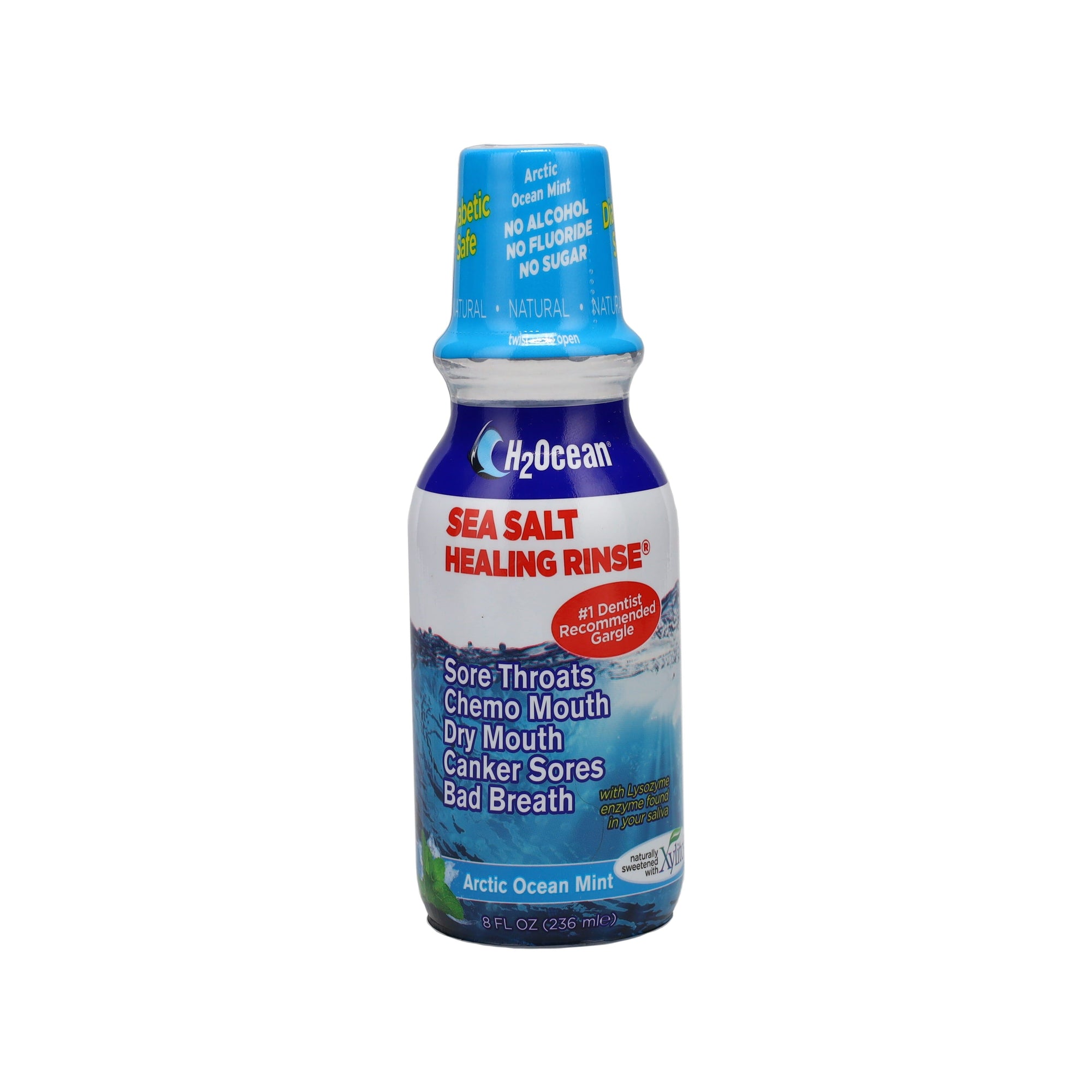 Healing Rinse Mouthwash – Arctic Ocean Mint h2ocean-oral-care Arctic Ocean Mint 8oz 