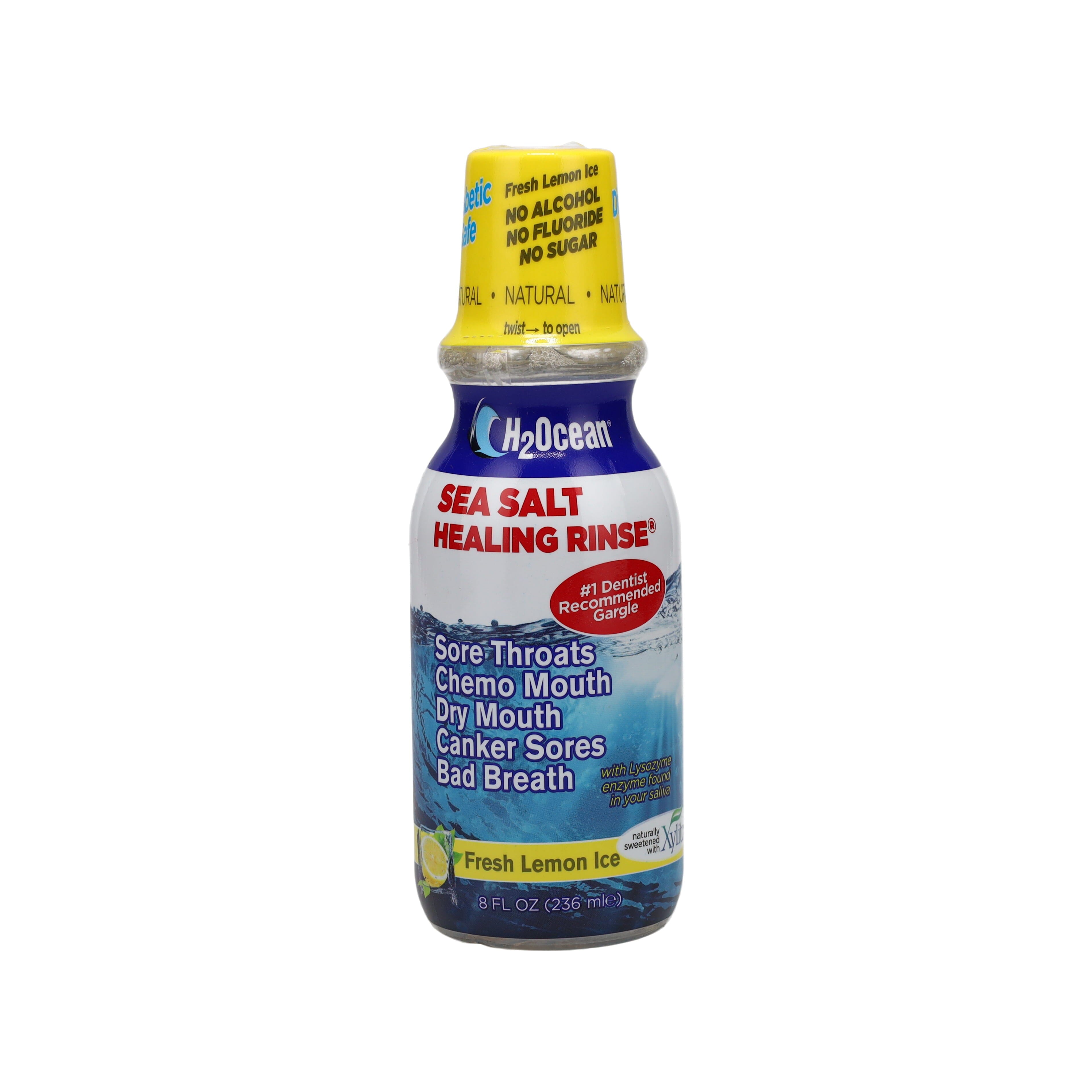 Healing Rinse Mouthwash – Fresh Lemon Ice | H2Ocean – H2Ocean Oral
